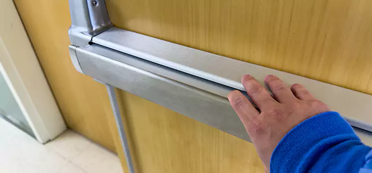 Installing a Push Bar on a Door Beltsville